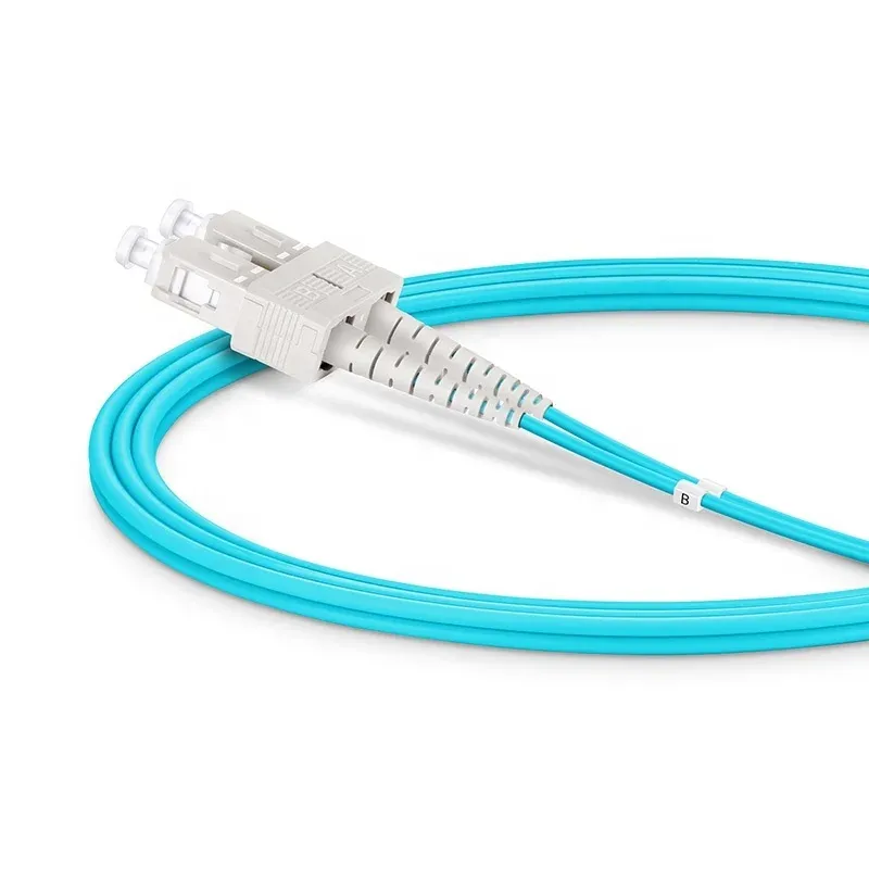 LC / UPC - SC / UPC Om3 Muliti Mode  Lc sc Duplex Jumper Optical Fiber Communication Cable  Fiber Optic Patch Cord-boxintelecom