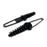 Fiber Optic Cable Tension Plastic Clamp Dead End Anchor Clamp for FTTH High Tension Wedge 