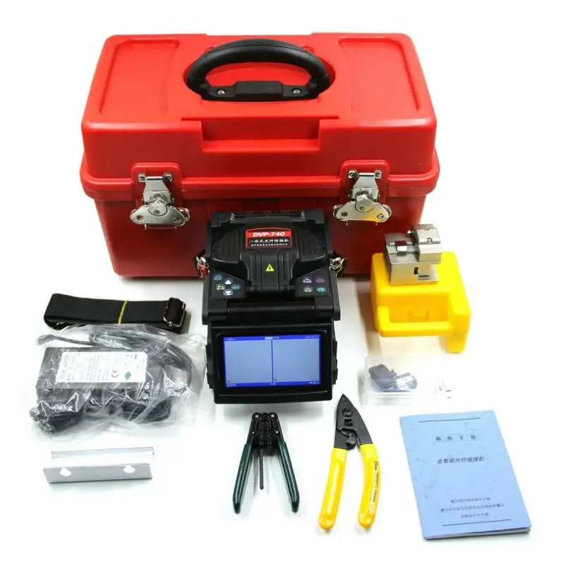 Single Optical Fiber Fusion Splicer Dvp-740 Mini Fiber Splicing Equipment