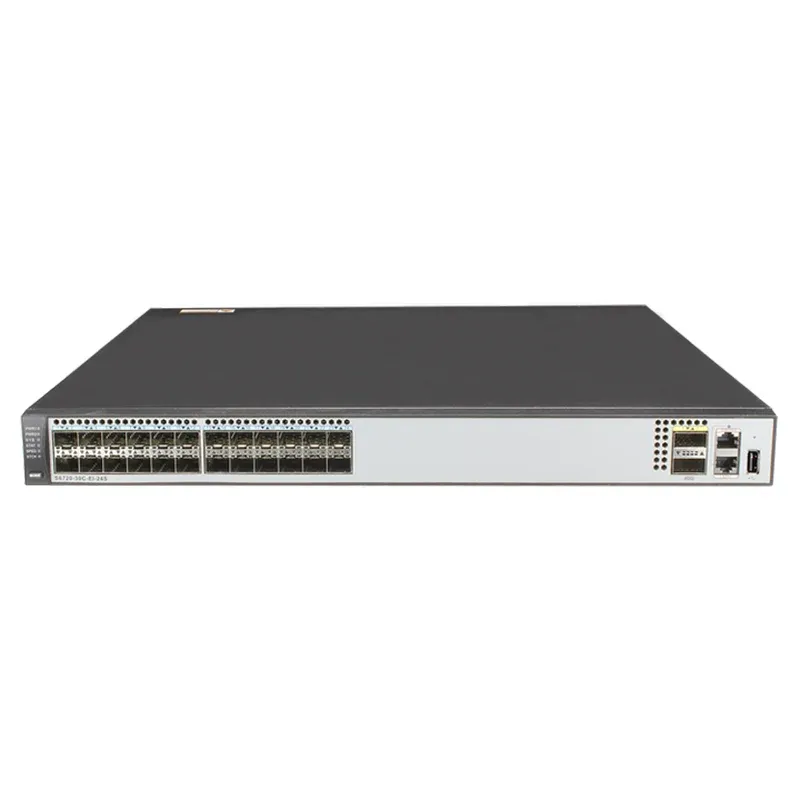 S6720-30C-EI-24S-AC 02350DMN 24* 10GE SFP+ ports, 2*40GE QSFP+ ports S6700 Series enterpri