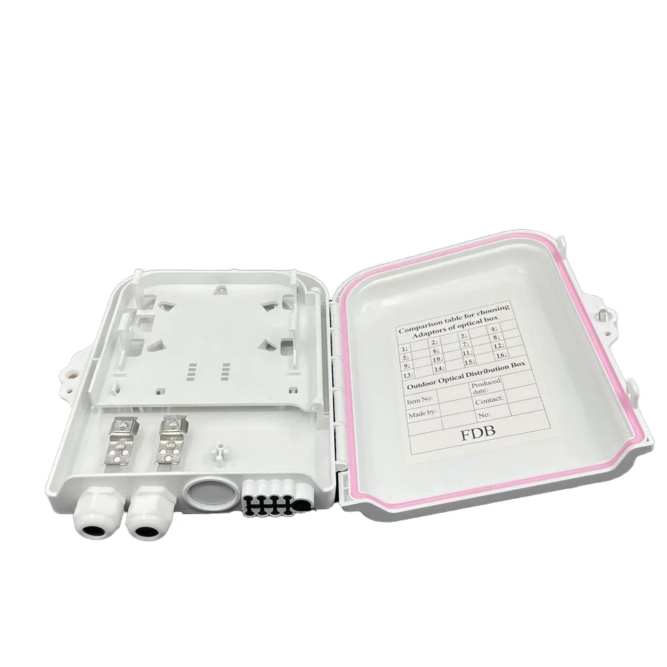 Fiber optic terminal boxPLC Distribution Box8 Cores FTTH Box-boxintelecom