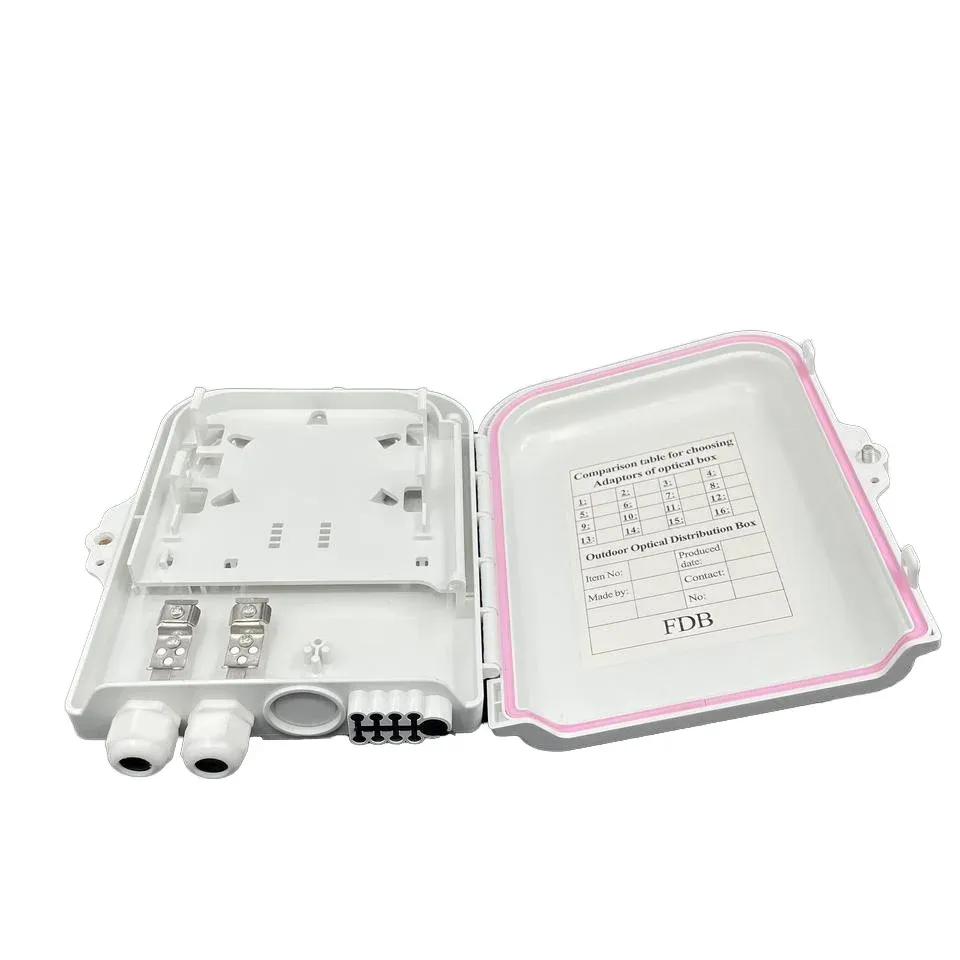 Fiber optic terminal boxPLC Distribution Box8 Cores FTTH Box-boxintelecom