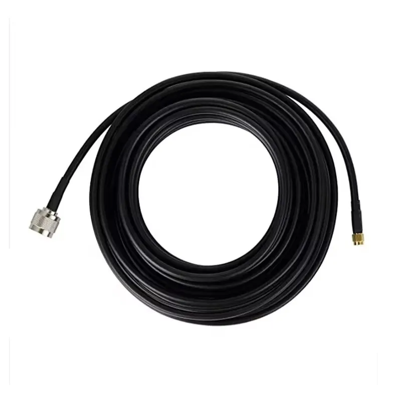 700-2700MHz Low PIM -155dBc N Male to SMA-Male LMR400 Coaxial Cable Jumper Cable