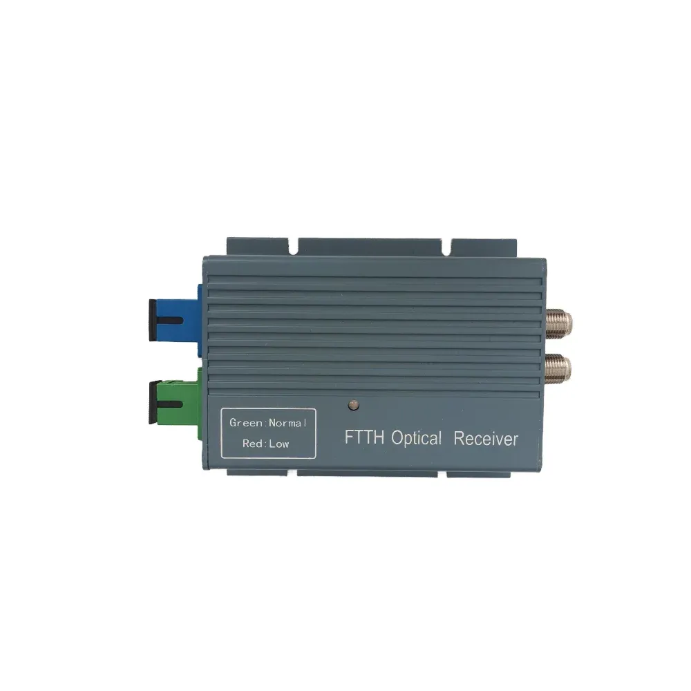 FTTH Optical Receiver  with WDM 1310/1490/1550nm FTTH Node Fiber Optical WDM Node RF Conve