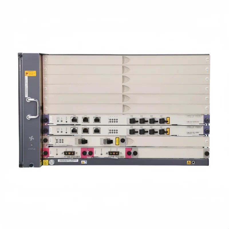 19inch SmartAX MA5683T GPON OLT with 6U height 6 service slots support EPON GPON 10GPON P2P equipped with 2xH801SCUN, 2xH801PRTE-boxintelecom