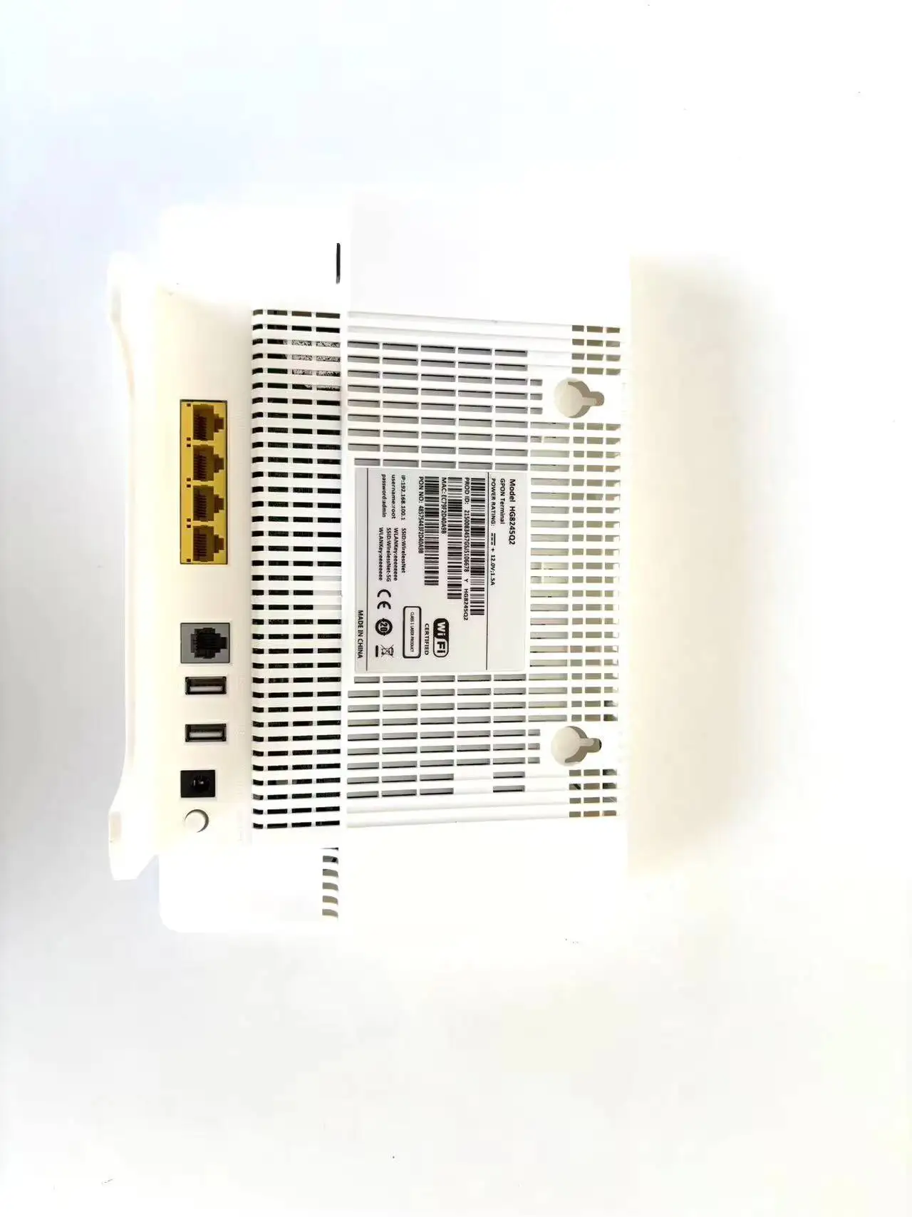 HG8245Q2 4GE+1GPON+1POT+2USB Dual-Band WiFi POE Powered DC 12V ONU with 1 Year Warranty for Commercial & Household Use 2