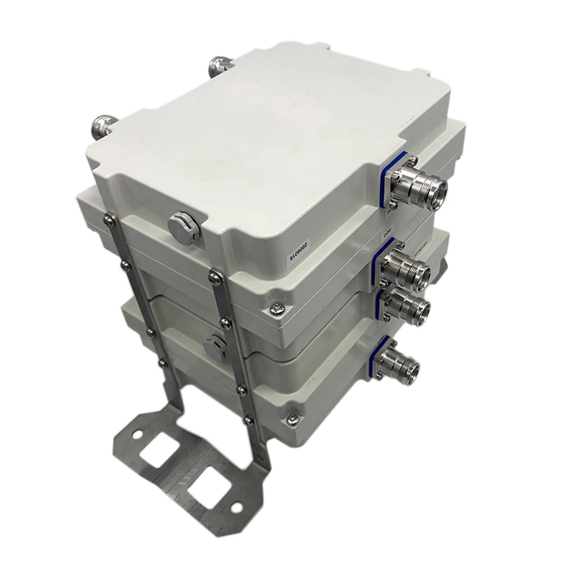 Hot Sale Quad Unit Low PIM 2575-2615/2540-2560&2660-2680MHz RF Dual Band Diplexer Combiner 4310F