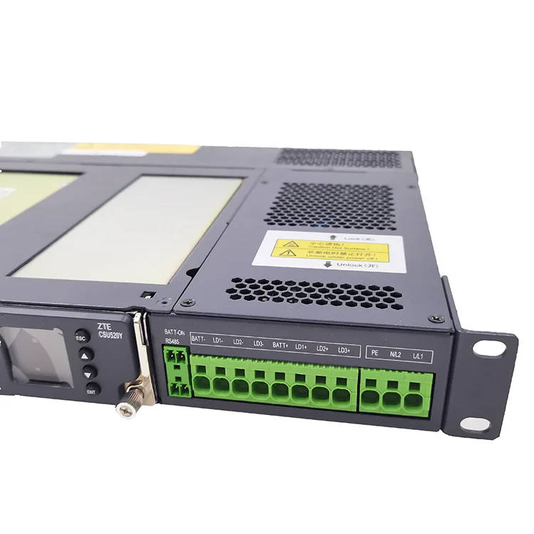 ZXDU48 B600 AC to DC power 1U 19inch output power 3200w with 1 monitoring module CSU50Y 2