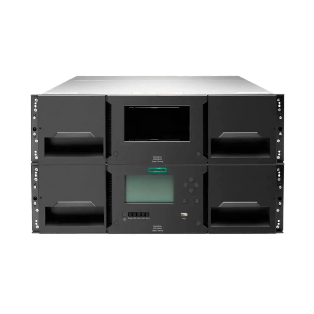 Hot Sale HPE StoreEver MSL3040 Scalable Library Base Module Q6Q62C Supports up to 15 Expansion Modules 5