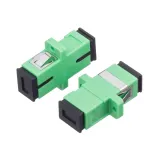 Single Core Fiber Optic Adapter Telecom Grade Optical Sc/Apc Coupler Flange Connector for 