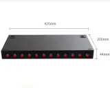 12 Port SC Singlemode Rack Mount Fiber Optic Terminal Box - Fully Loaded Splice and Patch 
