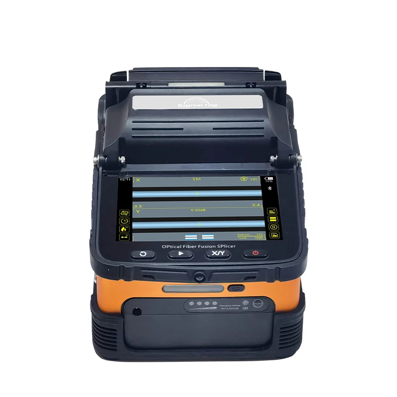Fusion Splicer Machine AI-5 Fusion Machine FTTH Optical Fiber Optic Equipment Cable Patch 