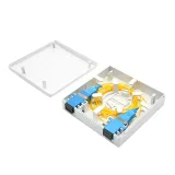 OEM FTTH 86-Type Leather Cable Fiber Optic Panel Dual Port SC Network Docking Box 4G Deskt