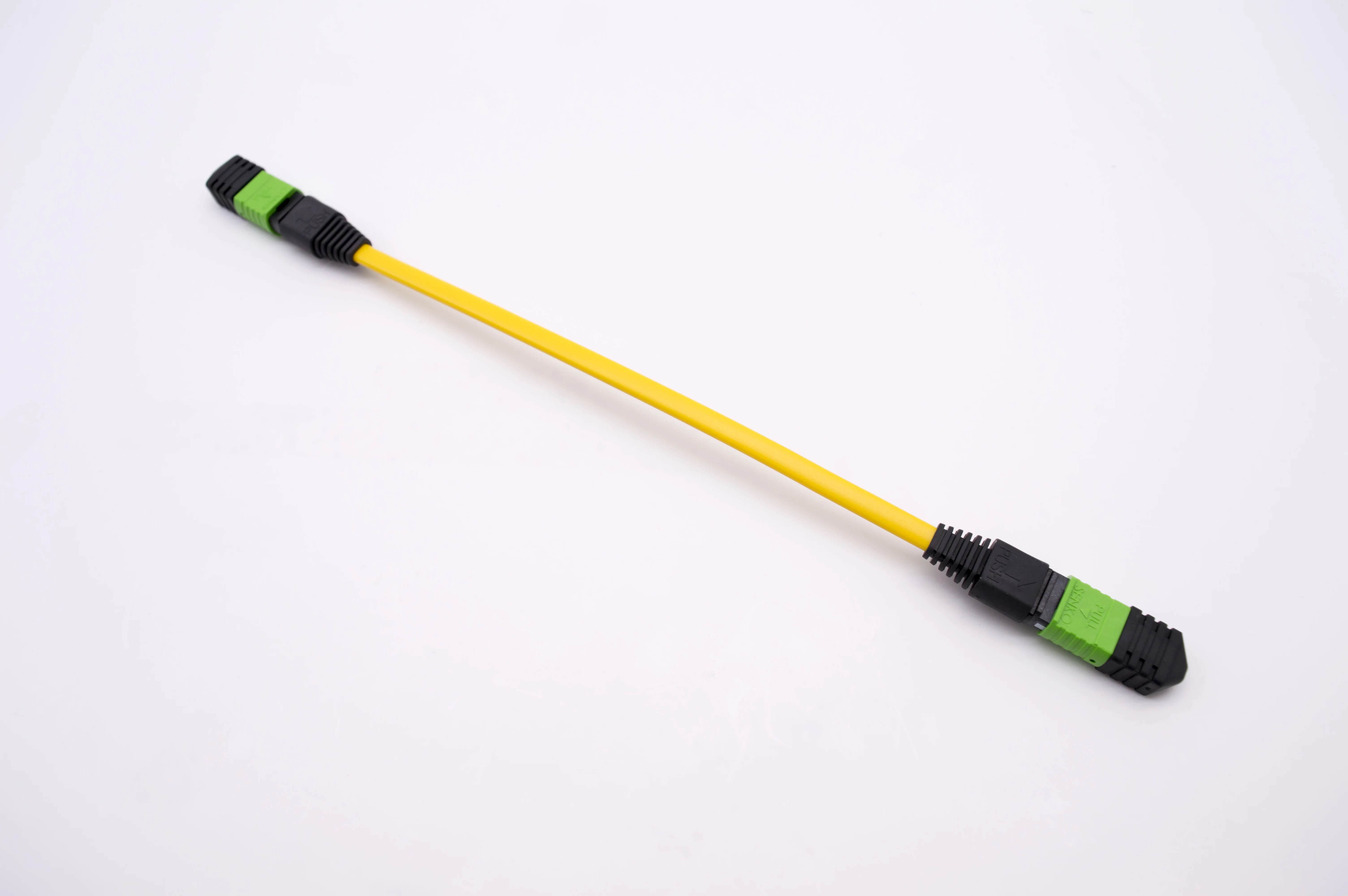 Mpo-Mpo Female Connectors 12 Fiber Multi-Mode OM3 Optical Fiber Patch Cord with 30m Factor