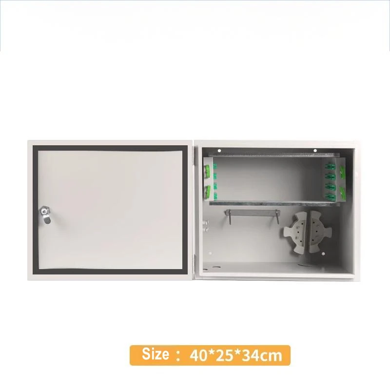 Outdoor 48 Core 5G Ready FTTH FTTX Fiber Optic Distribution Cabinet IP65 Waterproof Wall-M