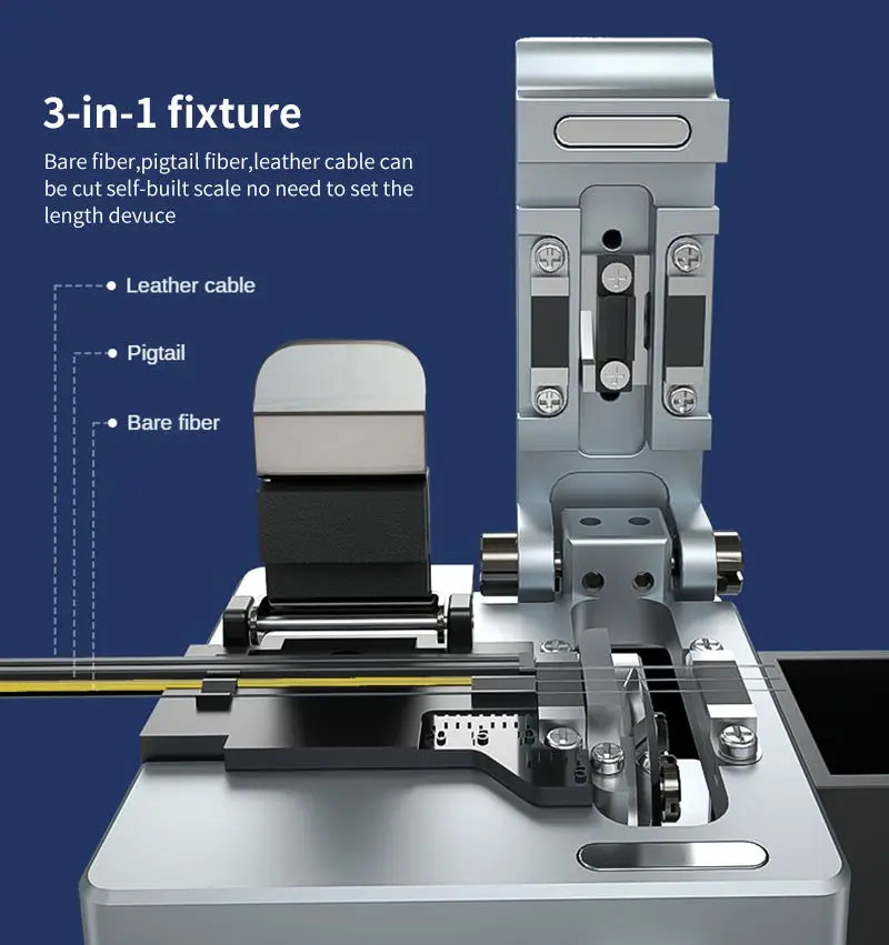 GUAGNYAN Q1 Fiber Optic Cutter Optical Fiber Clever Cutter FTTH Fiber Optic Cleaver Tool H