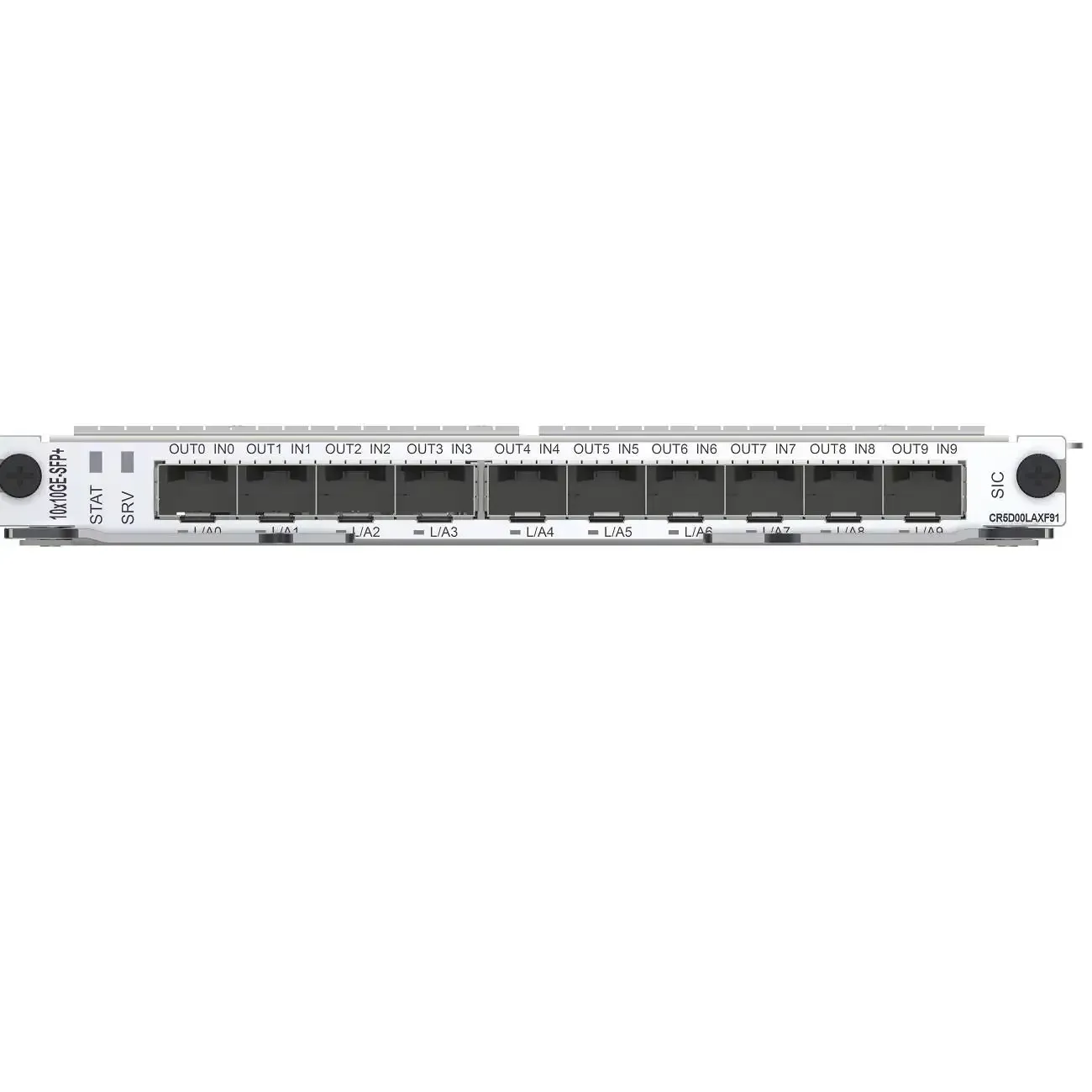 HW 10-Port 10GE/GE LAN/WAN-SFP+MACsec Physical Interface Card PIC CR5D00LAXF91 for NE8000 