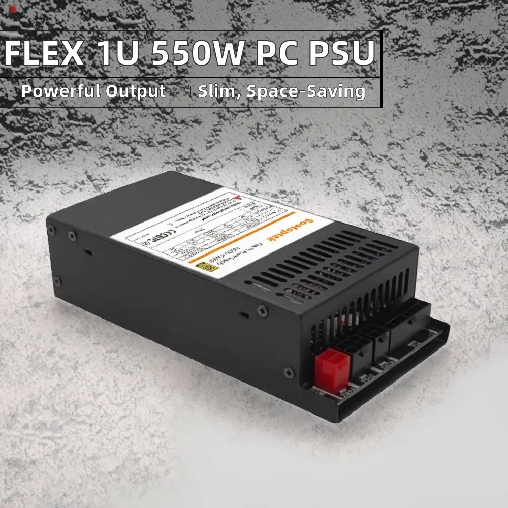 Sootoptek Flex 1U Modular 550W PSU Switching Power Supply for Desktop Mini Pc Case in Stock-boxintelecom
