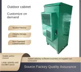 Customized 600mm Deep 19 Inch IP55 Galvanized Sheet Powder Coated Network Cabinet Outdoor 