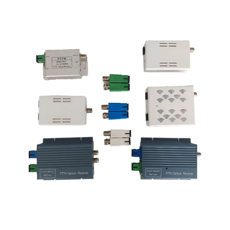 FTTH Optical Receiver  with WDM 1310/1490/1550nm FTTH Node Fiber Optical WDM Node RF Conve