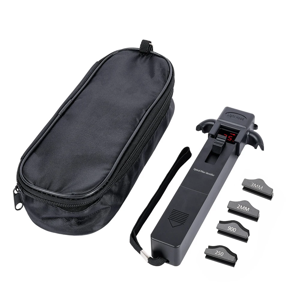 Komshine KFI-35 Fiber Optic Identifier Cable Tester 0.25/0.9/2.0/3.0mm Live Detector Identifier SM and MM Fiber Cable KFI35-boxintelecom