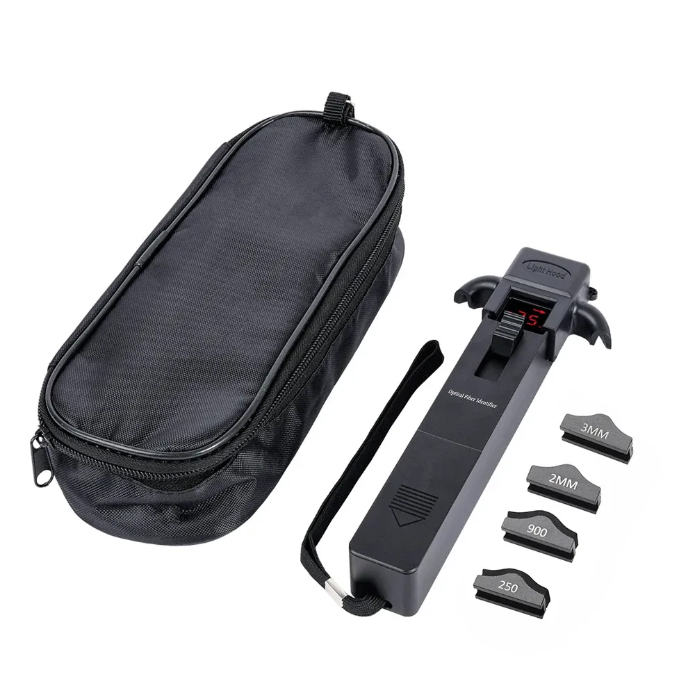 Komshine KFI-35 Fiber Optic Identifier Cable Tester 0.25/0.9/2.0/3.0mm Live Detector Identifier SM and MM Fiber Cable KFI35-boxintelecom