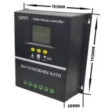 Smart MPPT 100A Solar PV Regulator AUTO 4000W 12V/24V/36V/48V Mppt Solar Charge Controller