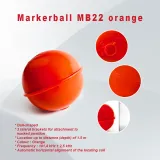 Markerball MB22 Orange Electronic Ball Marker Underground Fiber Tools Electronic Marker Ba
