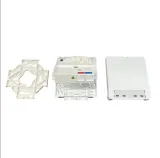 ONT Pre-Terminated Wall Outlet with 4 Cores LC/APC Connector Fiber Rosette Box for FTTX Ac
