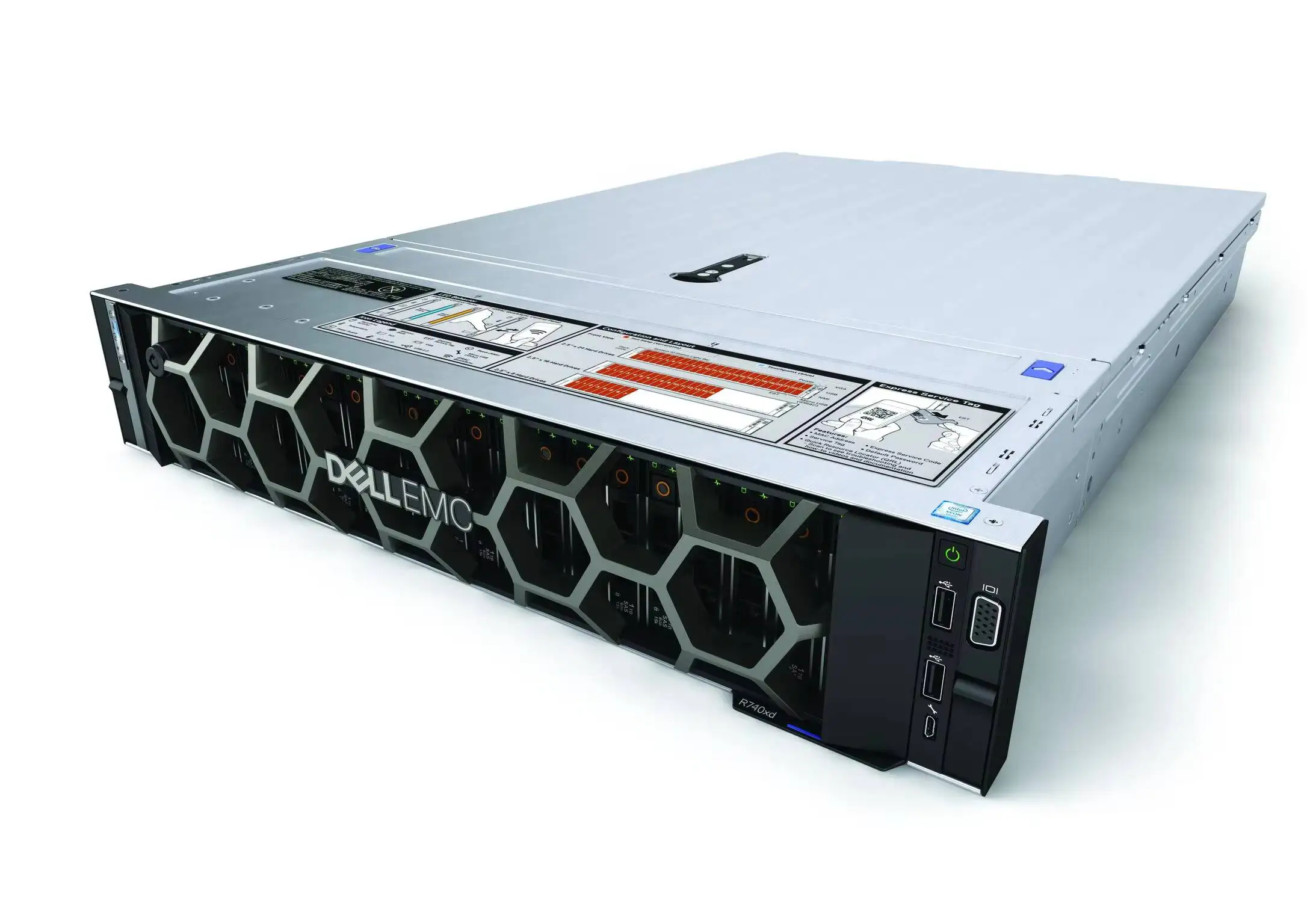 Dell Rack Intel Xeon 3204 Processor 750W Power Supply DDR4 Server R740 1