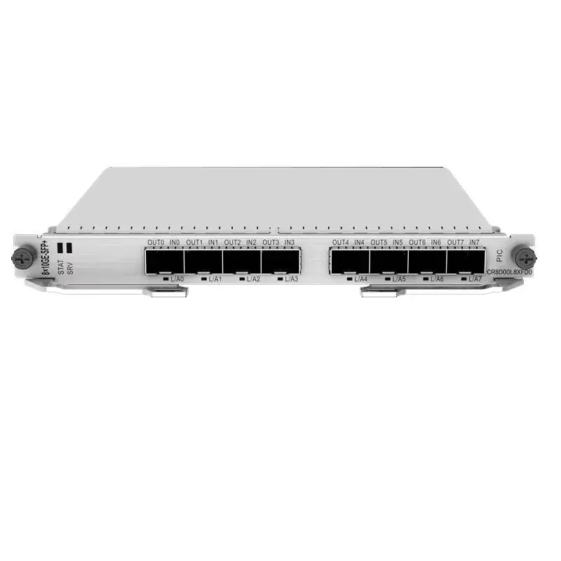 CR8D00EAGFD5 CR8D00L8XFD0 03035NYG 03034LBE 8-Port 10GE LAN/WAN-SFP+ FlexE MACsec Physical Interface Card for NE8000 router 0