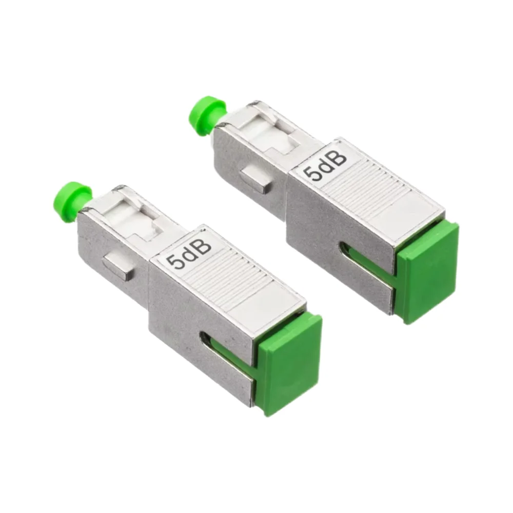 Optical SC/APC Attenuator 0-30Db Fixed Fiber Optic Adapter Connector Flange Sc Optical Cou