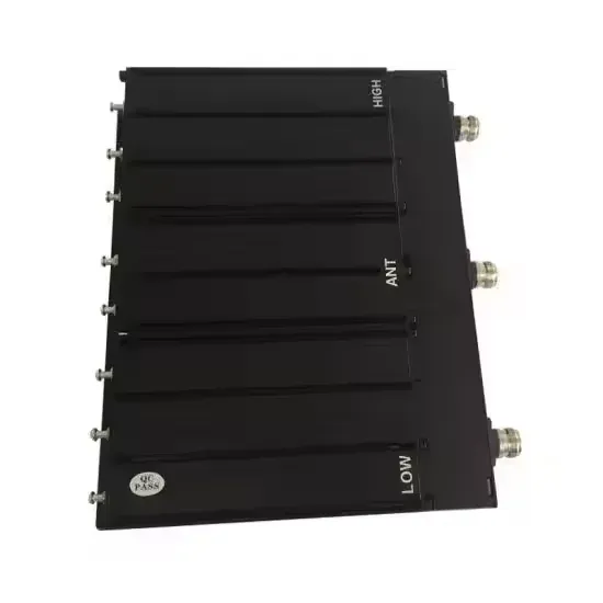 UHF Low 50W 400-470/350-380MHz Duplexer RF Combiner With 4.3-10 /N Female Connector