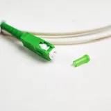 Factory Price SC/APC-SC/APC 3.0MM G657A1 White Color Singlemode Simplex Fiber Optic Patchc