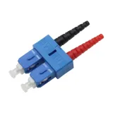 SC/UPC 2.0mm 3.0mm Duplex Fiber Optic Connector DX Connector for Patch Cord and Data Cente