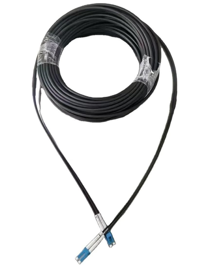 Hot Sell Armored Fiber Patch Cord  Outdoor Cable Assembly FTTA LCUPC-LCUPC  Patchcord  5.0