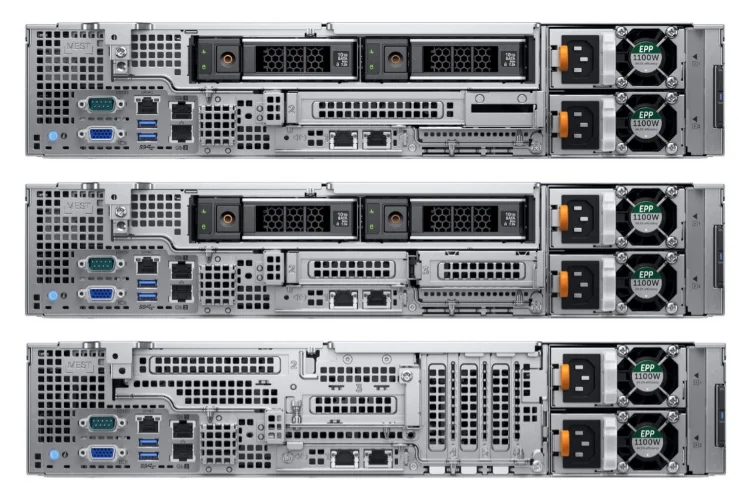 High Quality Used Dell Poweredge 2U Rack Storage Server PowerEdge R740XD with Intel Xeon CPU 3
