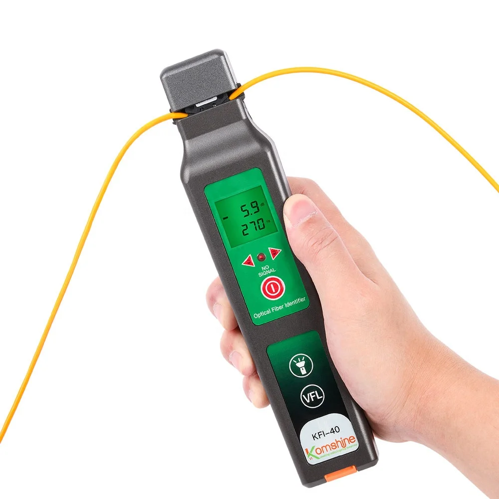 Handheld FTTH Optic Fiber Tester VFL Red Light Identifier with SDK & TCP Support for