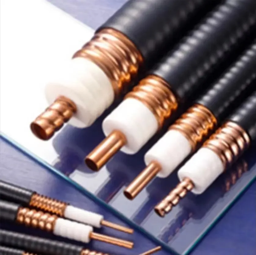 Ultra Flexible 1/2 Coaxial RF Cable 50ohm Impedance 1.5 VSWR for Wireless Infrastructure