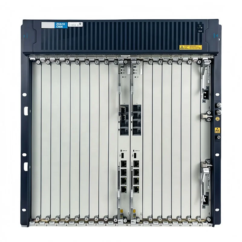 ZXA10 C600 OLT for GPON EPON XGSPON XGPON FTTH Optical Line Terminal with 10G Uplink 2*SUFC 2*PRVR GFBH GFGH GFBL GFBT-boxintelecom