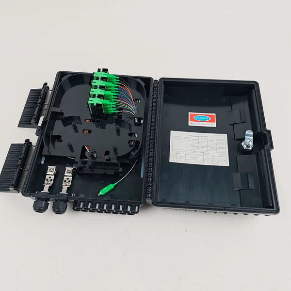 Ftth Fiber Optic Distribution Terminal Box 2 4 6 8 12 24 Port Splitter 16-core Fiber Distribution Box Nap Odp Cto  FAT Ftth Box-boxintelecom
