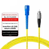 Single Mode 10G Fiber Optic Patch Cord 1m SC-FC 9/125 Pigtail Cable Single Core Connector 