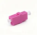 LC Simplex Fiber Optic Adapter with Ceramic Sleeve - Telecom Grade Connector Compatible wi