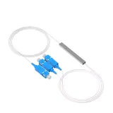 Factory OEM Fiber Optic Mini PLC Splitter 1x2 Steel Tube 0.9mm Micro PLC Splitter SC UPC A