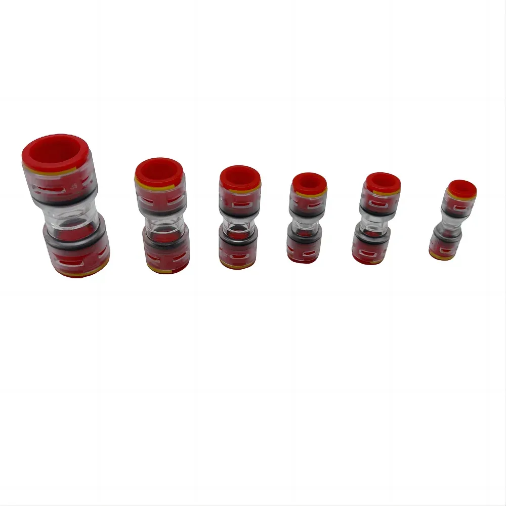 Direct Buried FTTH Tube Microduct Coupler HDPE Fittings 12/8mm Net Fit Duct Plug with Straight Connectors Connector Accessories-boxintelecom
