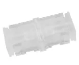 SC Transparent Fiber Optic Adapter Without Flange, Simplex SC PC Singlemode Coupler, Ceram