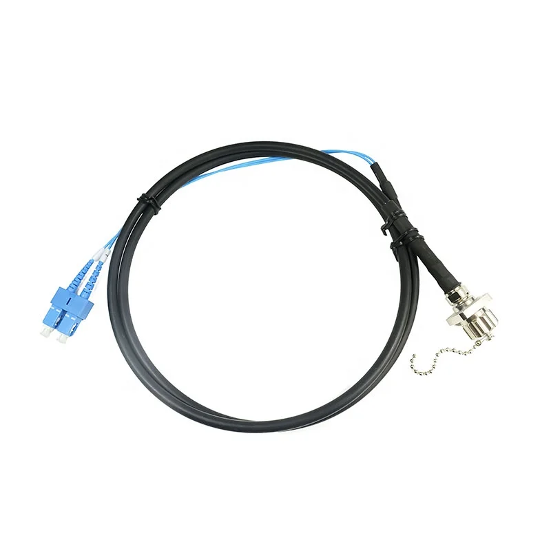 FTTA Waterproof Armored Fiber Optic Patch Cord AARC Outdoor Wireless Lan Cable Assemblies 