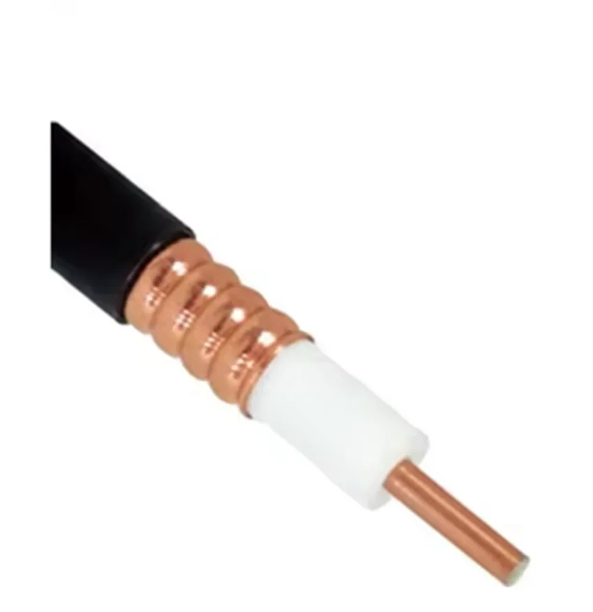 Superflexible 1/2 Inch Copper Coaxial Cable 50 Ohm Low Loss Feeder Fire Retardant Insulated Outdoor Communication CCC Certified-boxintelecom
