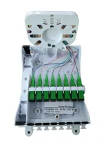 2-Port Fiber Optic Terminal Box Used for FTTH Network with SC UPC FC SC APC Connectors Max