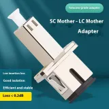 Single-Mode Fiber Optic Converter Sc Female-Lc Female Coupler with Small Square Butt Adapt